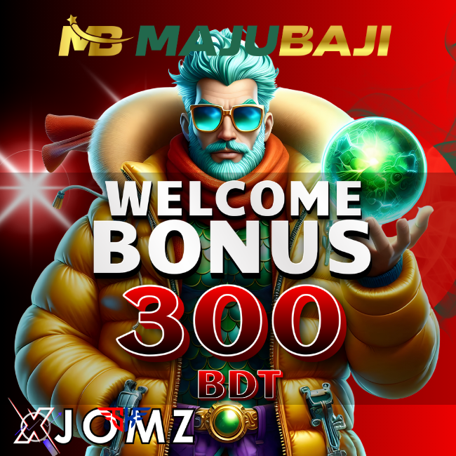 SpinKing Jomz Review: MAJUBAJI Welcome Bonus - 500 + 300 BDT for New Members